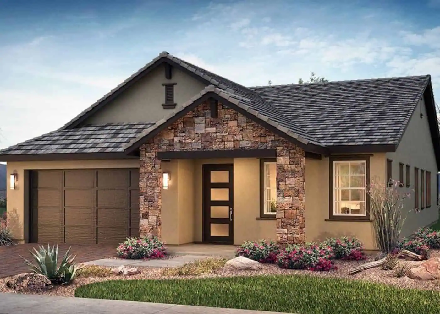 stunning arizona home builder's rendering