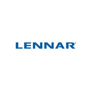 the word Lennar in blue font