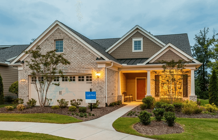 Exterior of Home built by Pulte Homes